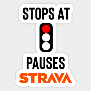 Pause Strava Sticker